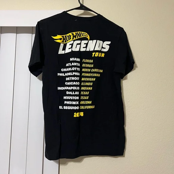Hot Wheels Legends Tour Black T-Shirt 2024 - Picture 2 of 3
